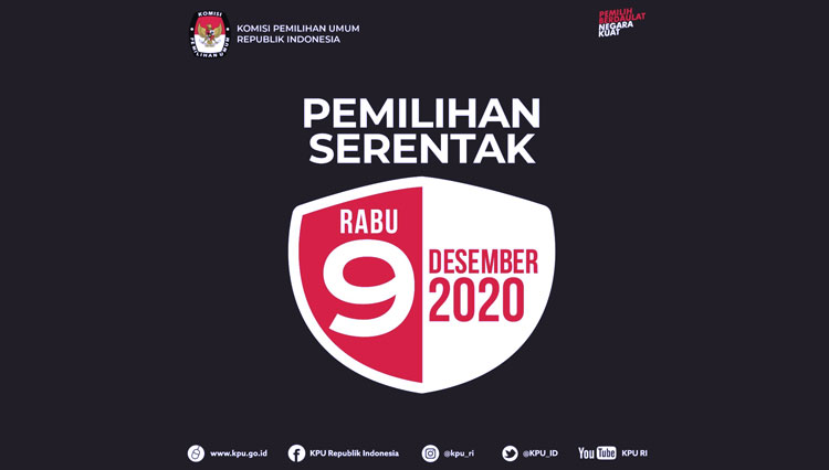 Infografis Pilkada Serentak 2020. (Foto: Twitter KPU RI) 