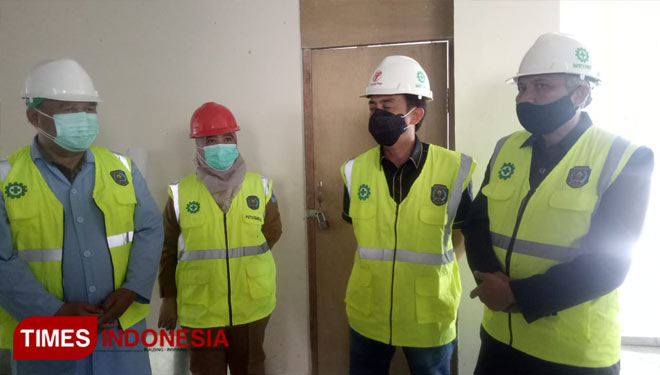 Komisi II DPRD Bontang Tinjau Pembangunan RSUD Taman Husada Bontang. (Foto: Sena for TIMES Indonesia)