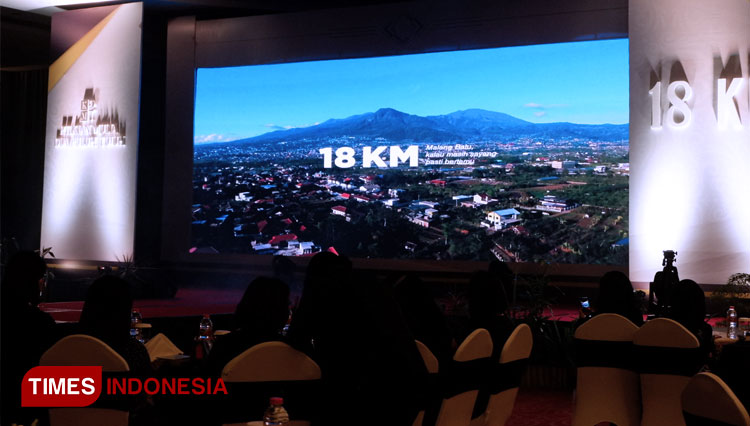 Peluncuran dan nonton bareng Film 18 KM. (FOTO: Naufal Ardiansyah/TIMES Indonesia)