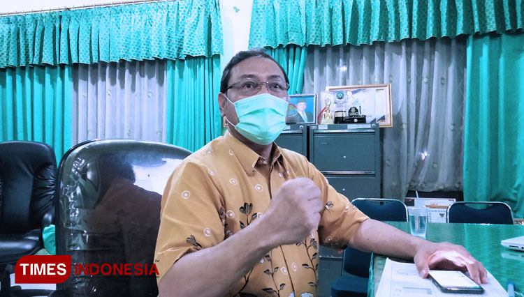 Kepala Dinas Kesehatan (Dinkes) Kota Cirebon Eddy Sugiarto (Foto : Ayu Lestari/TIMES Indonesia)