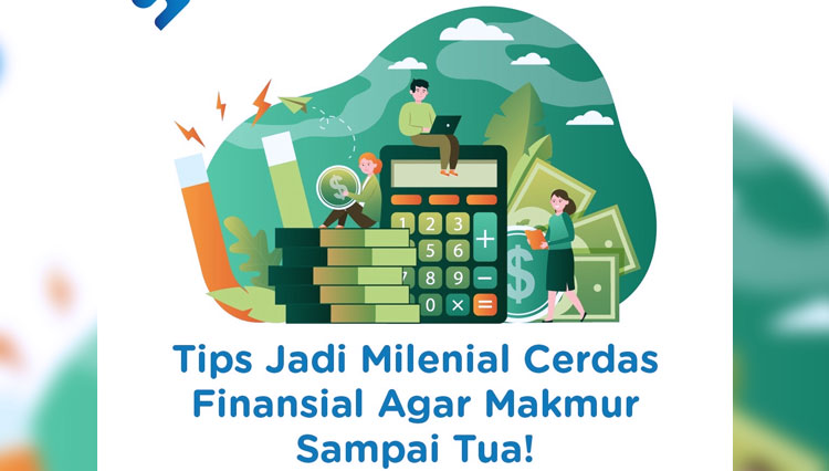 Ilustrasi tips Milenial Cerdas Finansial agar makmur dan sampai tua. (Foto: twitter BKKBN)