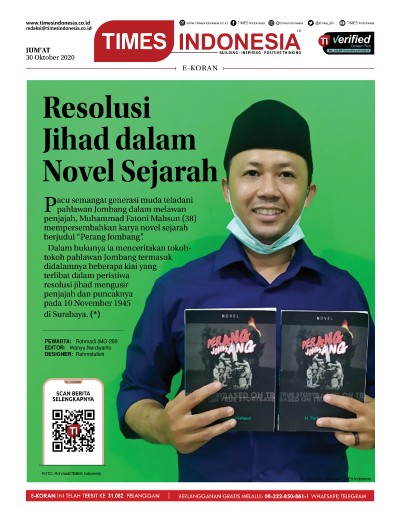 Edisi Jumat, 30 Oktober 2020: E-Koran, Bacaan Positif Masyarakat 5.0 