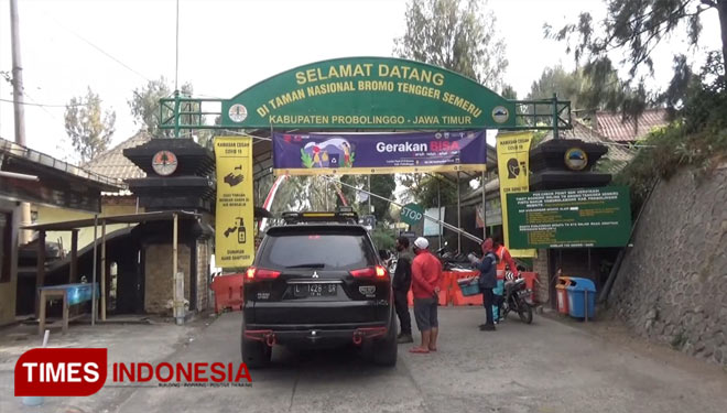 Loket karcis Taman Nasional Bromo Tengger Semeru (foto: Dokumen)