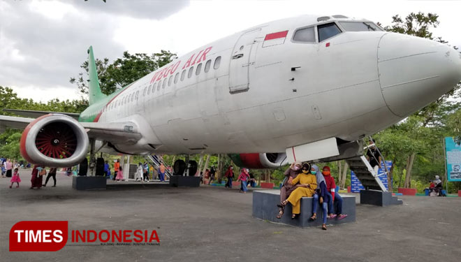 Salah satu wahana wisata yang ada di WEGO Kabupaten Lamongan, Jawa Timur, Sabtu (31/10/2020). (Foto: Moch. Nuril Huda/TIMES Indonesia)