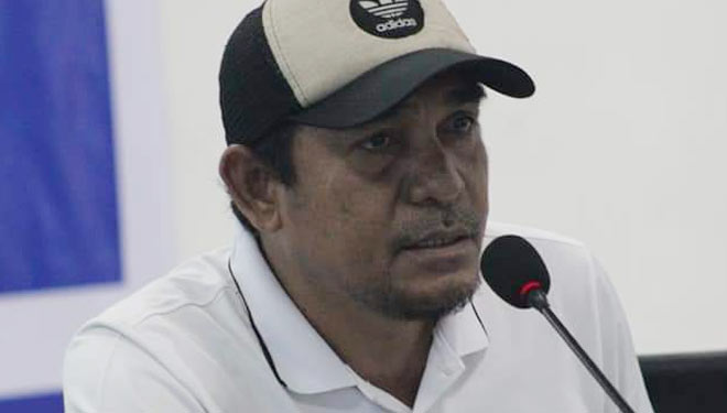 Ketua Askot PSSI Ternate, Muhdin Taha (Foto: Halik Djokrora)