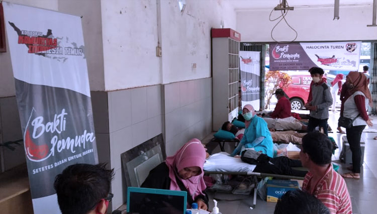 Anggota Karang Taruna di Kepanjen Berharap Program Donor Darah Dilakukan Lagi Tahun Depan