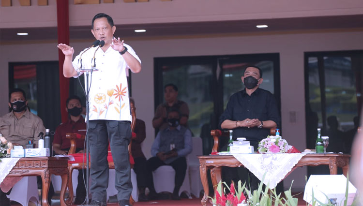 Mendagri Tito Karnavian saat berikan Kuliah Umum di Kampus IPDN Jatinangor (FOTO: Humas IPDN for Alan Dahlan/TIMES Indonesia) 