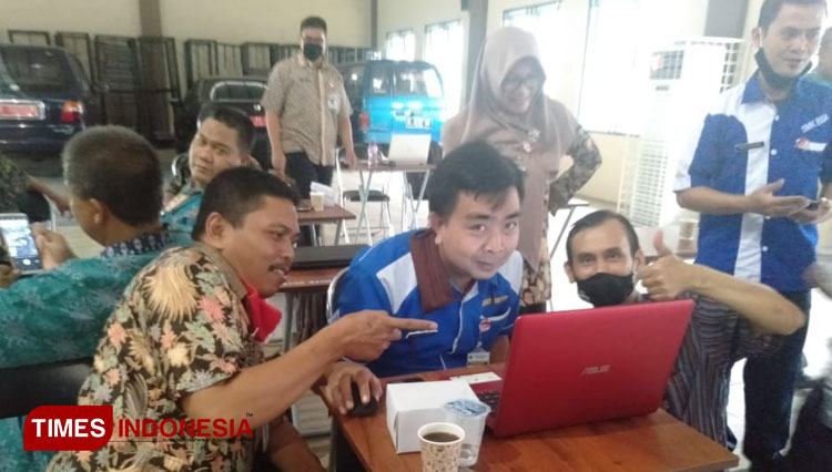 Perserta workshop pembelajaran sistem blok a