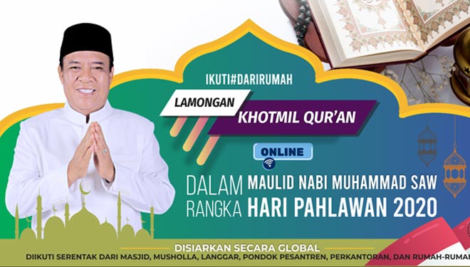 Ribuan Peserta Ikuti Khotmil Qur'an Secara Live Streaming yang Digelar  Pemkab Lamongan - TIMES Indonesia