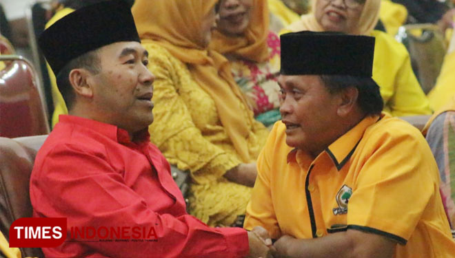 Sujud Pribadi (kiri). (foto: Widodo Irianto/TIMES Indonesia)