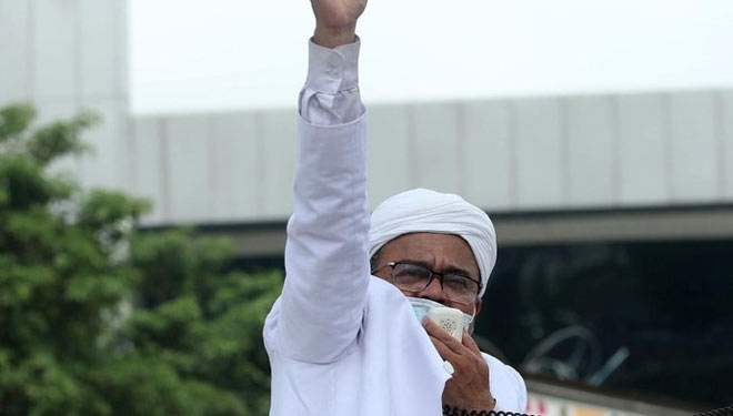Habib Rizieq yang saat ini sudah di Indonesia. (Foto: detik.com)