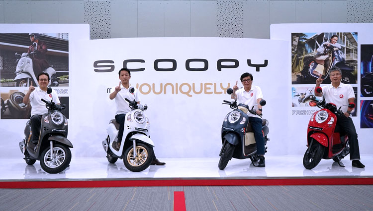 All New Honda Scoopy diluncurkan di Jakarta, Kamis (12/11/2020). (Foto: Dok.AHM) 
