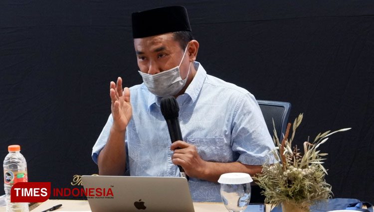 Anggota DKPP Didik Supriyanto. (Foto: Naufal Ardiansyah/TIMES Indonesia)