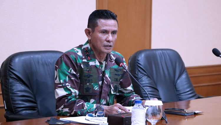 Dankoharmatau Marsekal Muda TNI Tri Suryono, di Makoharmatau, Lanud Husein Sastranegara, Bandung, Kamis (12/11/20).(FOTO: Pentak Koharmatau for TIMES Indonesia).