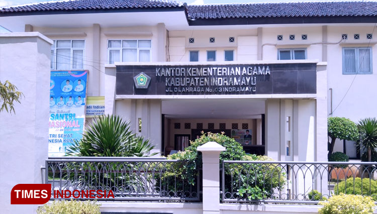 Kantor Kemenag Kabupaten Indramayu. (FOTO: Muhamad Jupri/TIMES Indonesia)