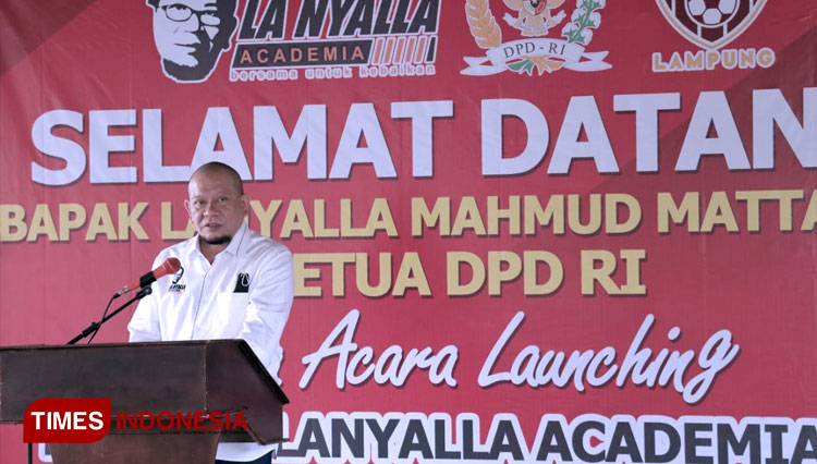 Ketua DPD RI, AA LaNyalla Mahmud Mattalitti (FOTO: TIMES Indonesia)