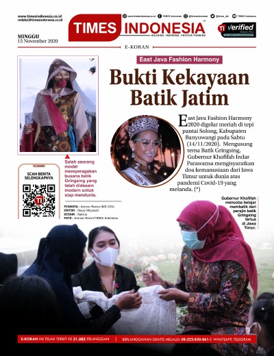 Edisi Minggu, 15 November 2020: E-Koran, Bacaan Positif Masyarakat 5.0 