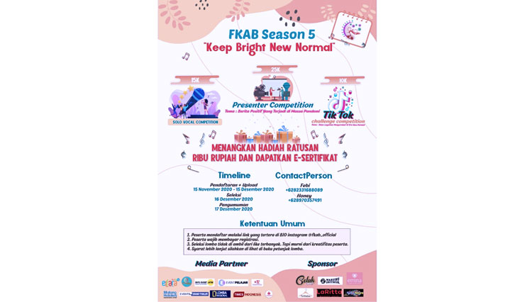 Poster Event Festival Kreasi Anak Bangsa season 5. (Foto: Dok. STT Malang)
