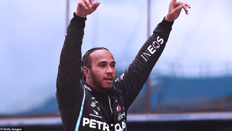 Lewis Hamilton, juara dunia F1 2020. (Foto: Getty Images) 
