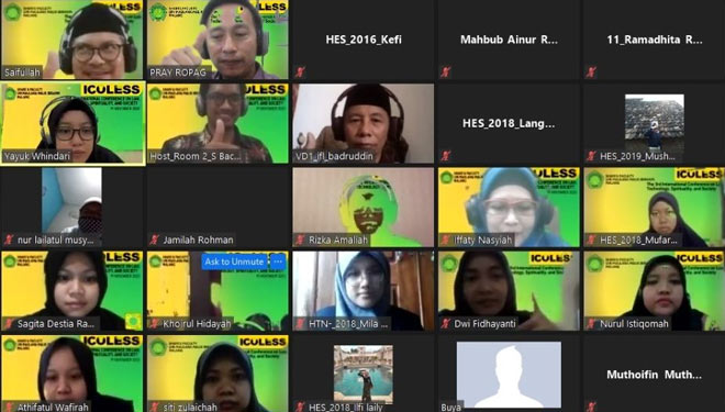 Webinar ICOLESS yang dilakukan kemarin Sabtu, 14 November 2020 (Syariah UIN Malang)