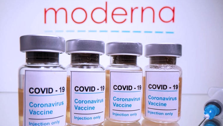 Moderna menyatakan vaksin Covid-19 buatan mereka efektif mengatasi Covid-19 yang sedang melonjak di Amerika Serikat dan di seluruh dunia. (FOTO: Al Jazeera/Ilustrasi/Reuters]