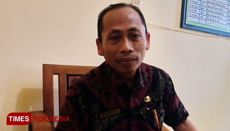 Kepala Dinas Pendidikan (Dispendik) Tuban, Nur Khamid, Rabu, (18/11/2020)(Foto: Achmad Choirudin/TIMES Indonesia)