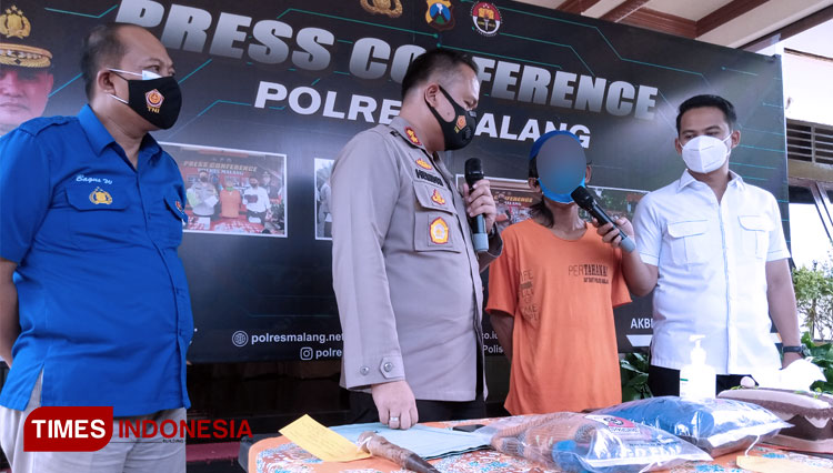 Polres Malang Amankan Pelaku Pembunuhan di Pagelaran, Ini Motifnya