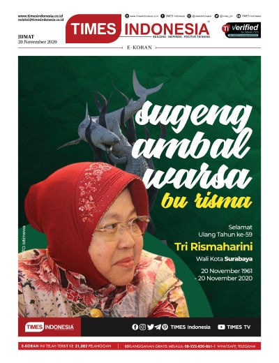 Edisi Jum'at, 20 November 2020: E-Koran, Bacaan Positif Masyarakat 5.0