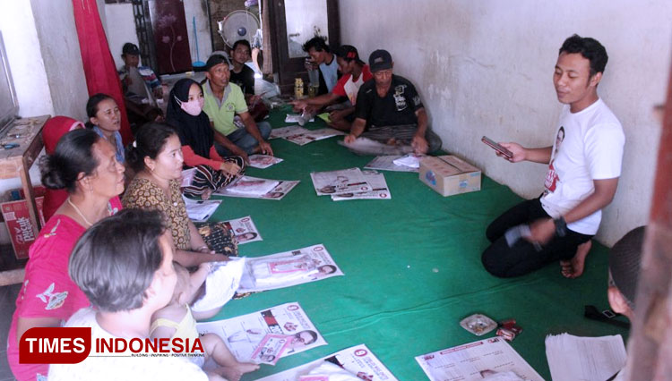 Deklarasi dukungan di desa Bulusari Tarokan. (FOTO: AJP TIMES Indonesia)