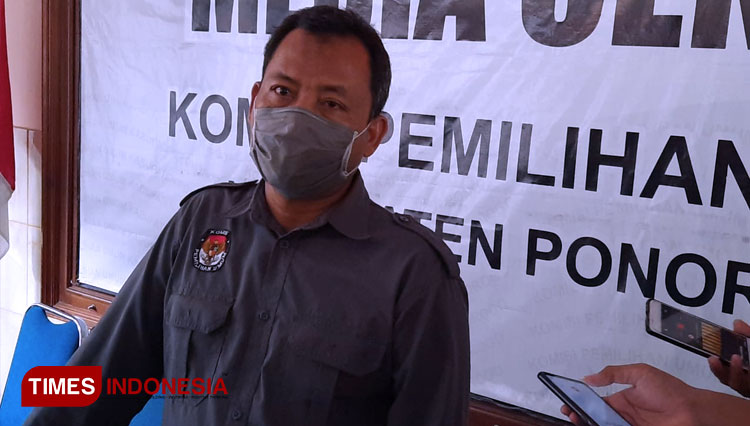 Ketua KPU Kabuapten Ponorogo Munajat (FOTO: Evita Mukharomah /TIMES Indonesia)