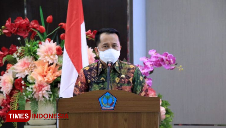 Pjs Gubernur Sulut Agus Fatoni. (Foto: Herry Dumais/TIMES Indonesia)