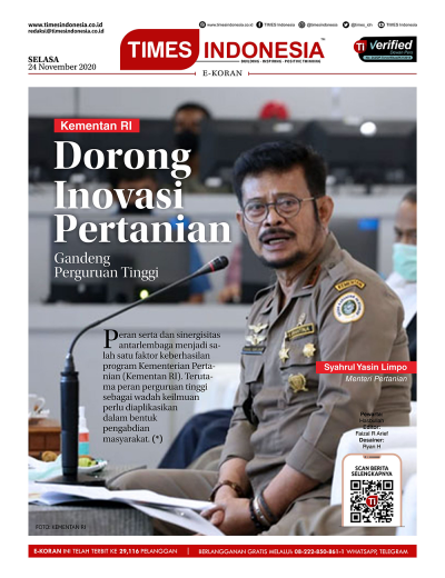Edisi Selasa, 24 November 2020: E-Koran, Bacaan Positif Masyarakat 5.0