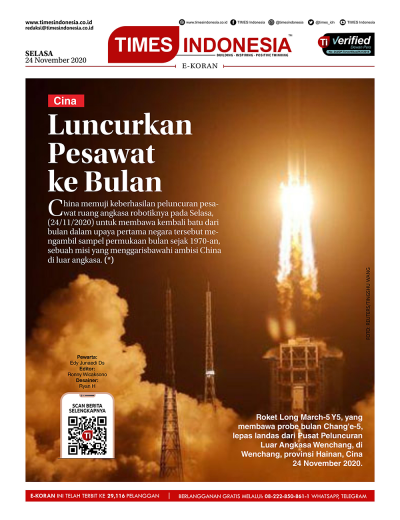 Edisi Selasa, 24 November 2020: E-Koran, Bacaan Positif Masyarakat 5.0