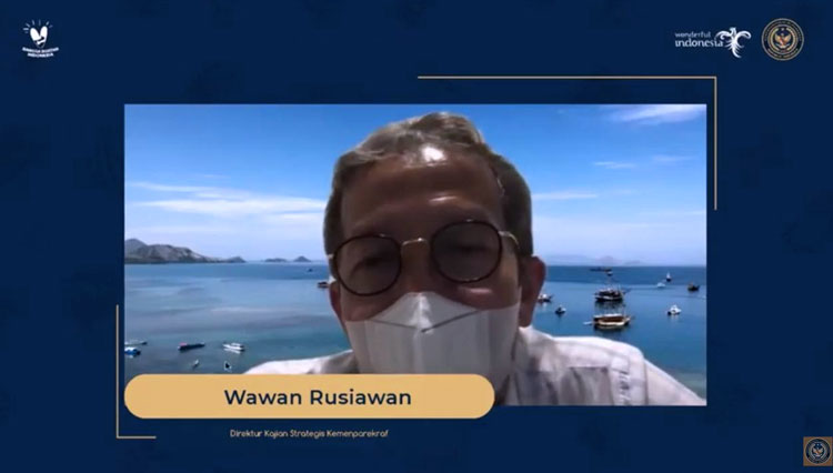 Webinar bertajuk 'Outlook Pariwisata dan Ekonomi Kreatif 2021', Selasa (24/11/2020). (Foto: Kemenparekraf RI)