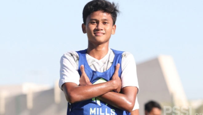 Aditiya Daffa Al Haqi salah satu pemain yang kembali dipanggil Bima Sakti untuk ikut TC Timnas U-16 di Bogor (foto: Dokumen/PSSI)