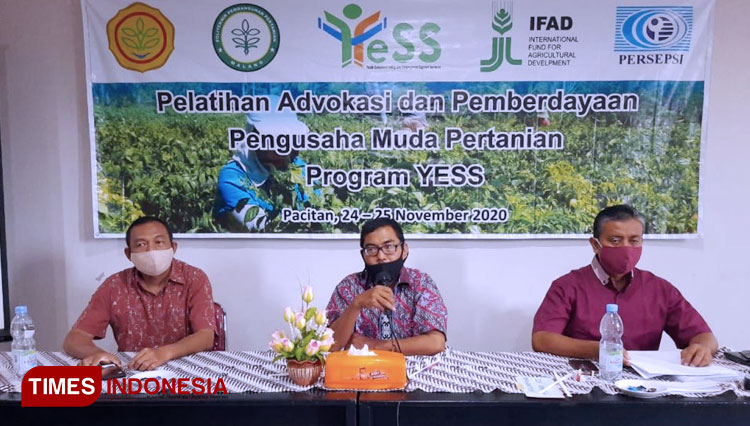 Peningkatan Kapasitas Mobilizer Program YESS Kabupaten Tulungagung dan Pacitan di Hotel Prasasti, Pacitan dari tanggal 23 - 25 November 2020. (FOTO: AJP TIMES Indonesia)
