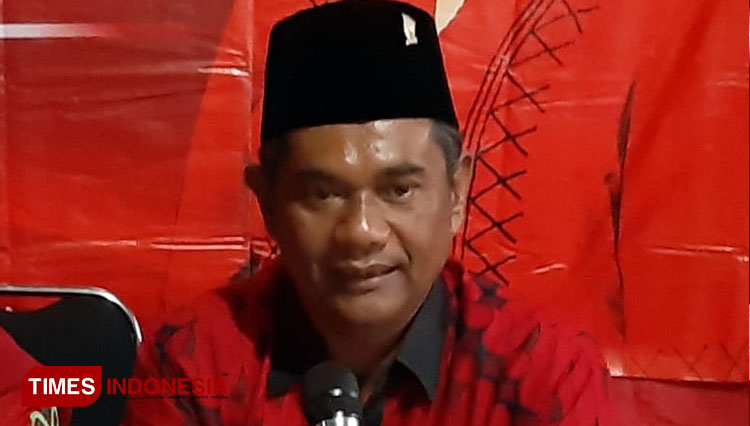 Sekretaris DPC PDI Perjuangan Kabupaten Malang Darmadi. (Foto : Binar Gumilang / TIMES Indonesia)