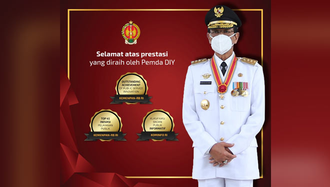 Sinovik DIY meraih Outstanding Achievement dari Kemenpan-RB. (FOTO: Pemda DIY for TIMES Indonesia)