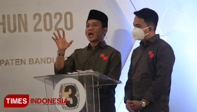 Calon Bupati Bandung nomor urut 3, Dadang Supriatna. (Foto: Dok TIMES Indonesia)