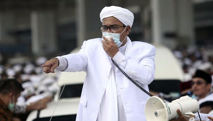 Imam Besar Front Pembela Islam (FPI) Habib Rizieq Shihab (HRS) (foto: AP)
