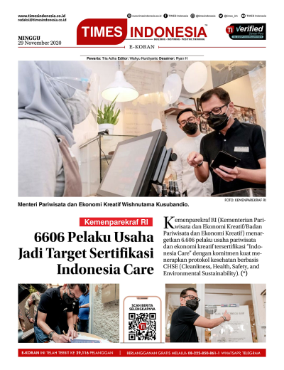 Edisi Minggu, 29 November 2020: E-Koran, Bacaan Positif Masyarakat 5.0 