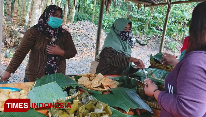Suasana Pasar Majapahit di Dusun Karanggeneng, Cangkringan, Sleman, Yogyakarta. (FOTO: Fajar Rianto/TIMES Indonesia)