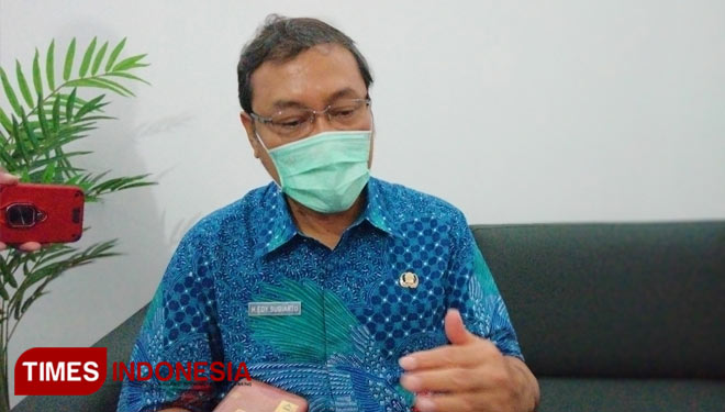Kepala Dinas Kesehatan Kota Cirebon, Edy Sugiarto. (Foto: Ayu Lestari/ TIMES Indonesia)