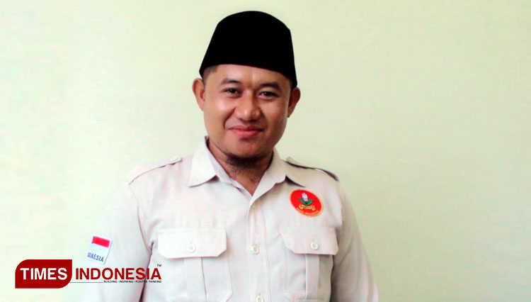 Pemuda Muhammadiyah Kabupaten Pamekasan, Hudan Nashihin. (Foto: Akhmad Syafi'i/TIMES Indonesia)