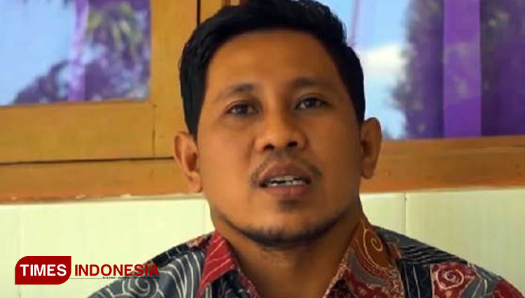Nur Kholis Huda, Kepala Sekolah SDN Gondanglor 1, Kecamatan Sugio, Kabupaten Lamongan. (FOTO: MFA Rohmatillah/ TIMES Indonesia)