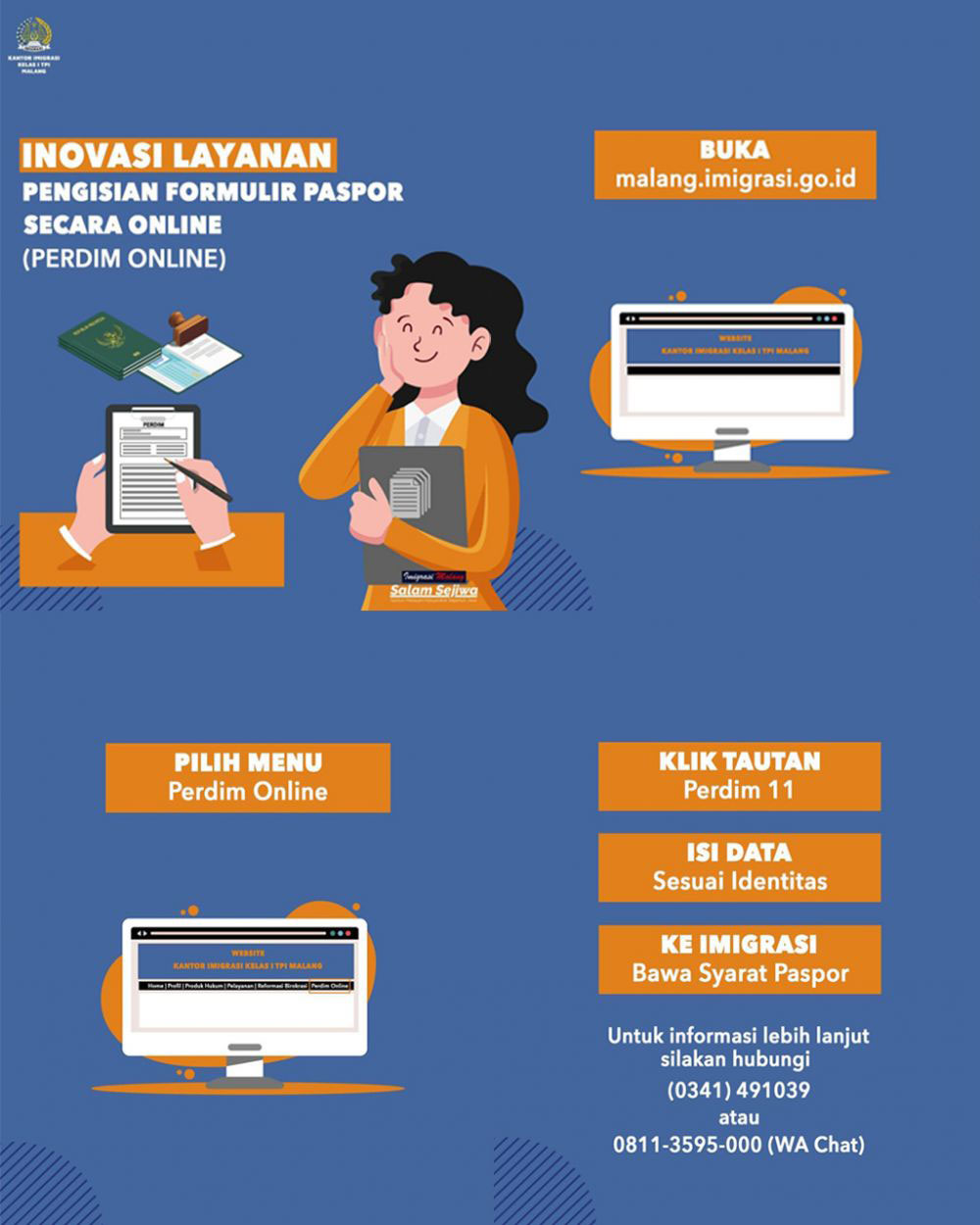 Layanan Imigrasi Kelas I TPI Malang