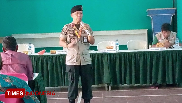 Aris Sudaryanto SPd MM kepala BPBD Daerah Banjarnegara. (FOTO: Muchlas Hamidi/TIMES Indonesia)
