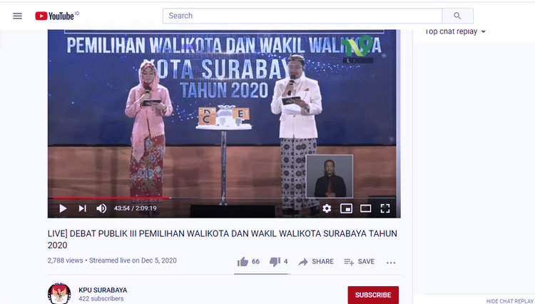 Video Paslon Pilwali Surabaya 9