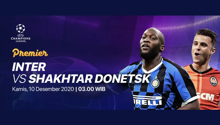Saksikan pertandingan antara Inter Milan melawan Shakhtar Donetsk di Vidio.com