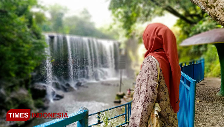 Air Terjun Temam di Kota Lubuklinggau (Foto : Rochman/TIMES Indonesia)